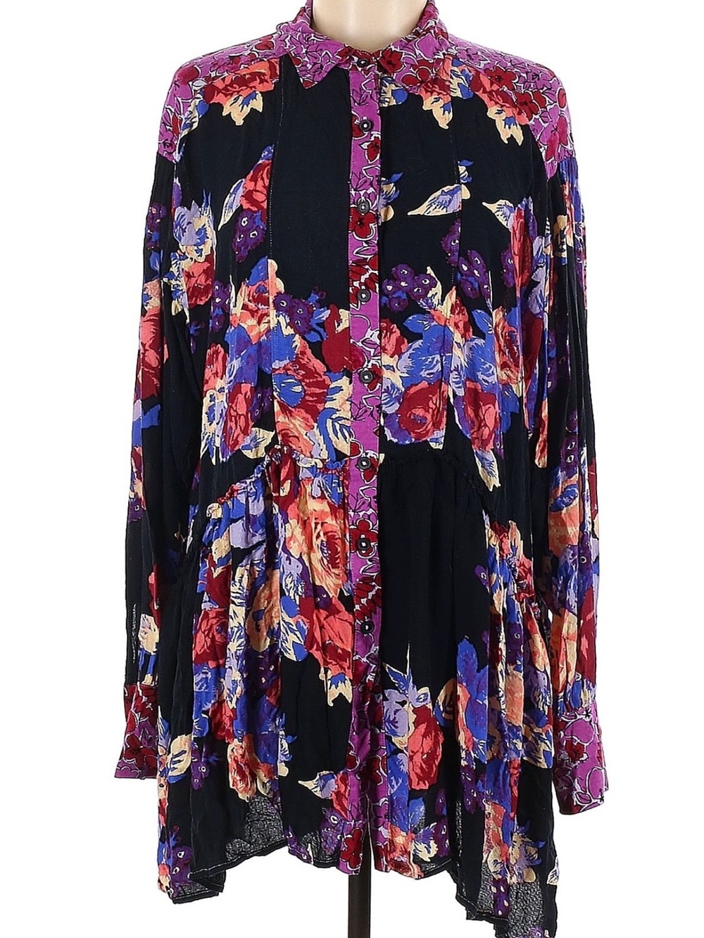 Free People Flowy Tunic oversized Large